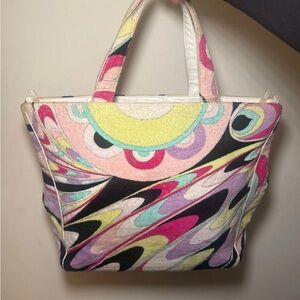 Emilio Pucci Terry Cloth Tote